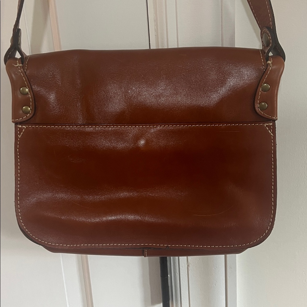 Brown Leather Crossbody Shoulder Bag - Picture 3 of 5